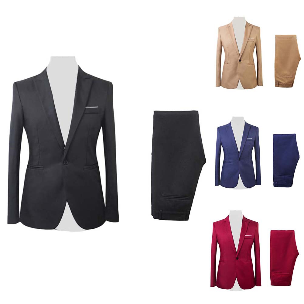 Set Đồ Vest 2 Món Màu Sắc Thanh Lịch Cho Nam
