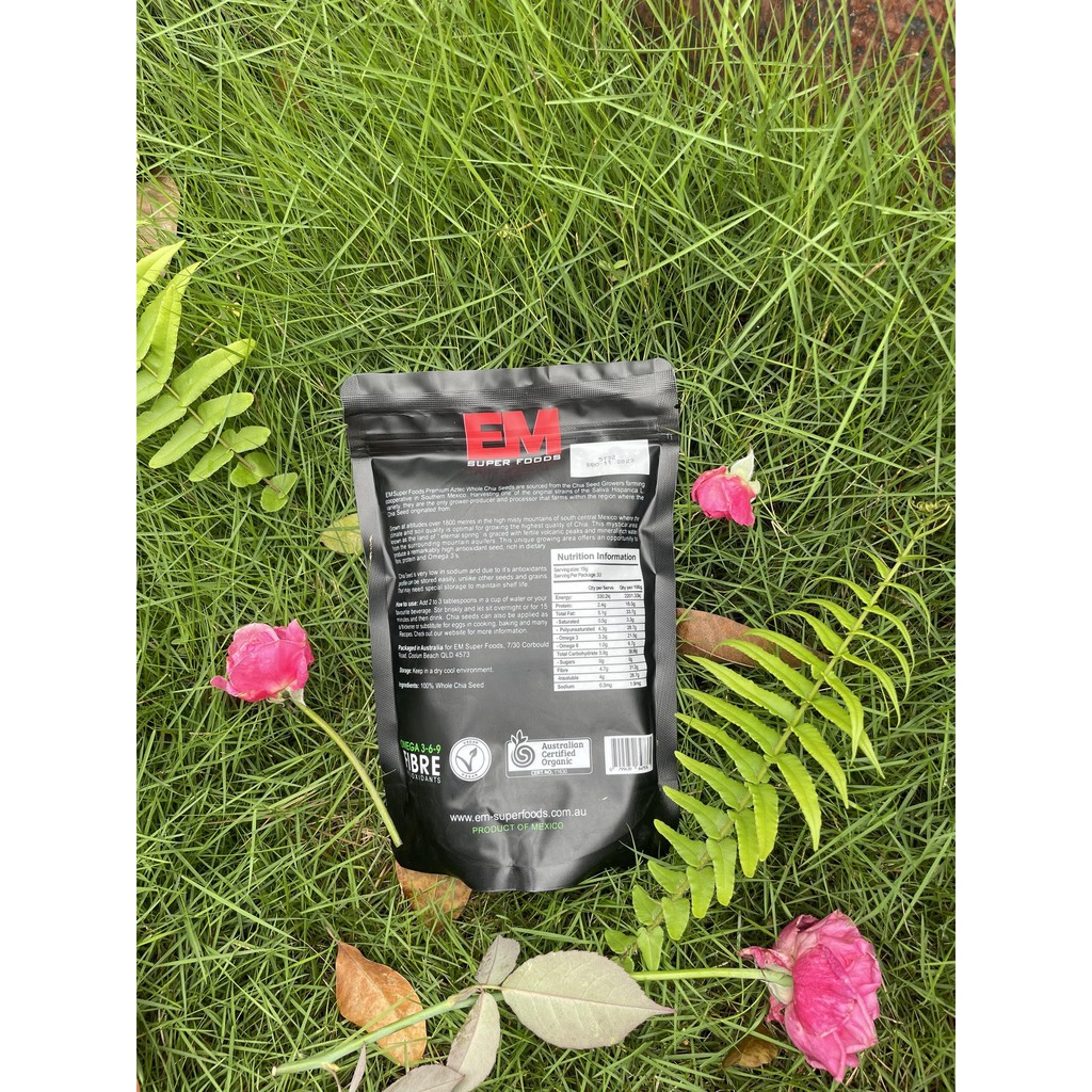 HẠT CHIA ÚC, BLACK BAG CHIA - 500g