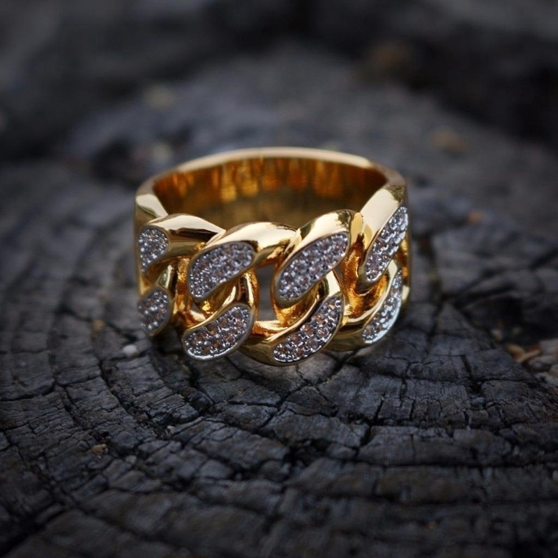 Nhẫn đồng hồ mạ vàng 18K phong cách Âu Mỹ cho nam