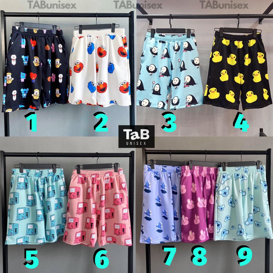 [Mã SKAMA06 giảm 8% tối đa 50K đơn 250K] Quần SHORT CARTOON (mới)