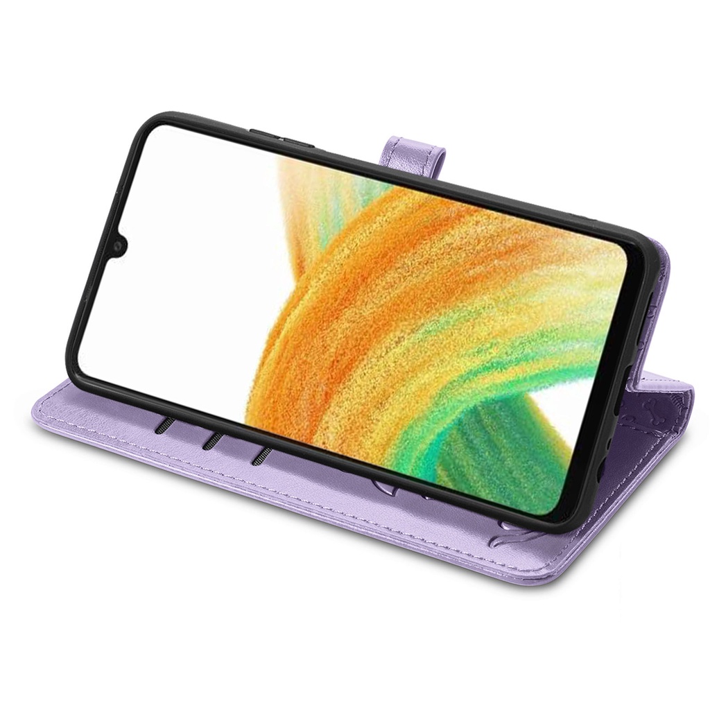 Bao Da Nắp Gập Có Ngăn Đựng Thẻ Cho Samsung Galaxy A13 A23 A33 A53 A73 5G Ví