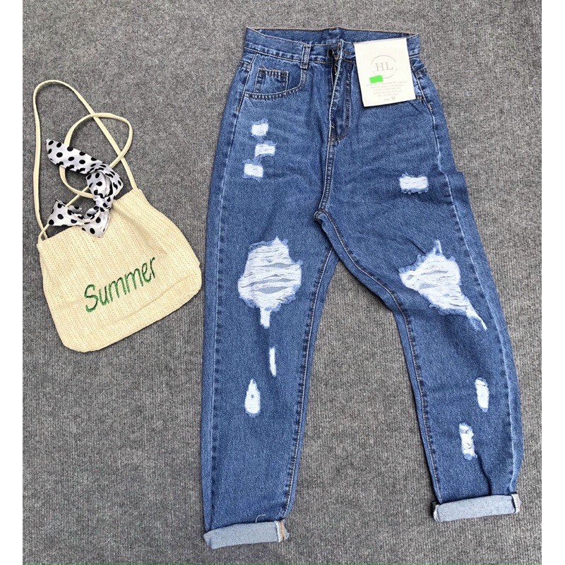 quần jeans rách kiểu