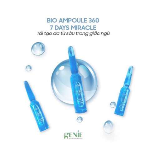 Tế Bào Gốc Genie Bio Ampoule 360 7 Days Miracle - Hàn Quốc