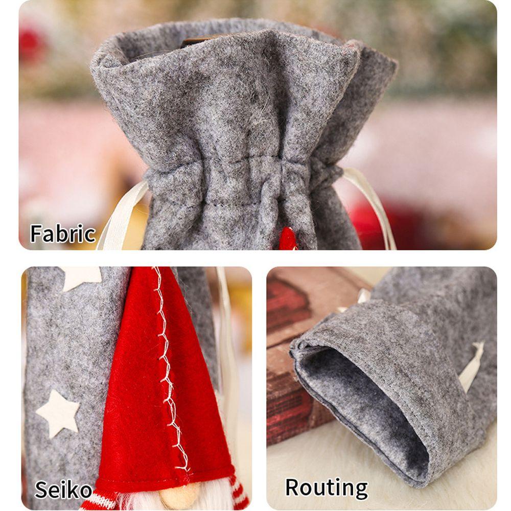 Túi Bọc Chai Bia Hình Ông Già Noel