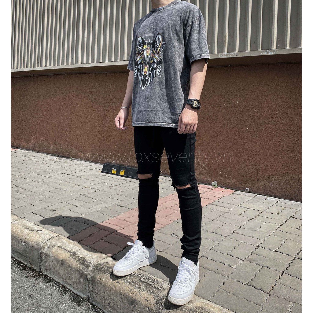 Quần Jean Đen Rách Gối Cao Cấp, Màu Đen, Chất Jean Co Dãn, Dễ Phối Đồ Dành Cho Nam, Cam Kết Đổi Trả Nếu Không Hài Lòng | BigBuy360 - bigbuy360.vn