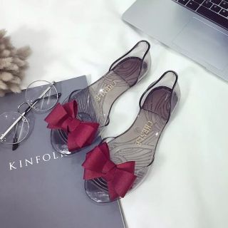 Giày nơ trơn