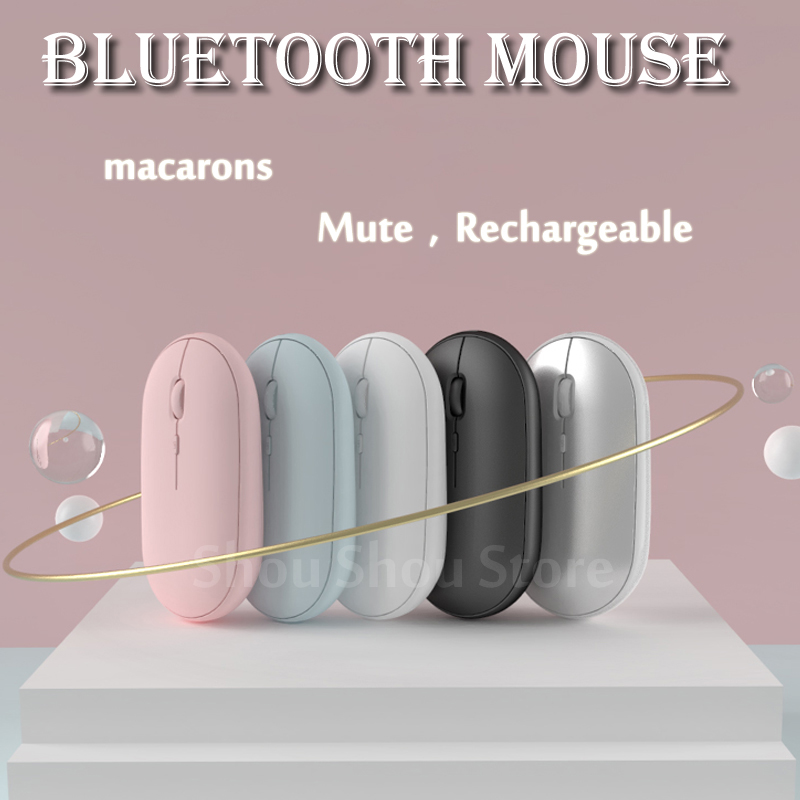Ốp Lưng Chuột Bluetooth Cho Samsung Galaxy Tab S7 S6 Lite S3 S2 S4 S6 9.7 10.1 S5E 10.5 A A2 A6 S E 9.6 8.0