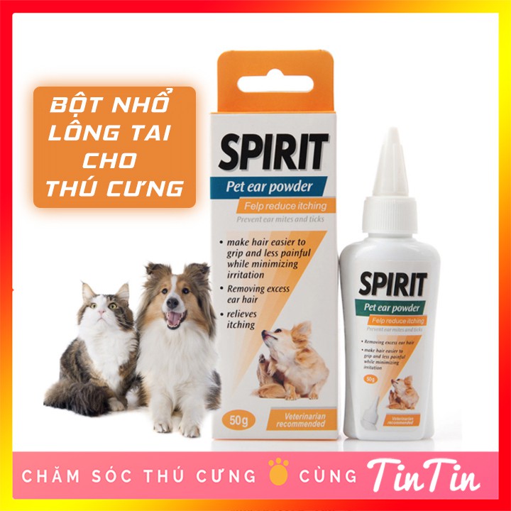 Bột Nhổ Lông Tai Cho Chó Mèo SPIRIT #Tintin Pet Store
