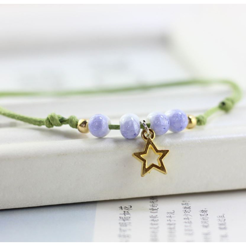 Lắc chân gốm ngôi sao 4 hạt | BigBuy360 - bigbuy360.vn