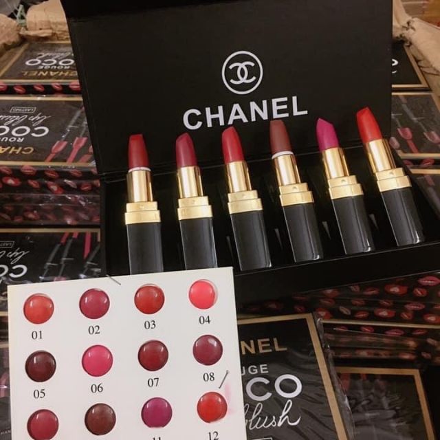 Set son chanel 6 cây