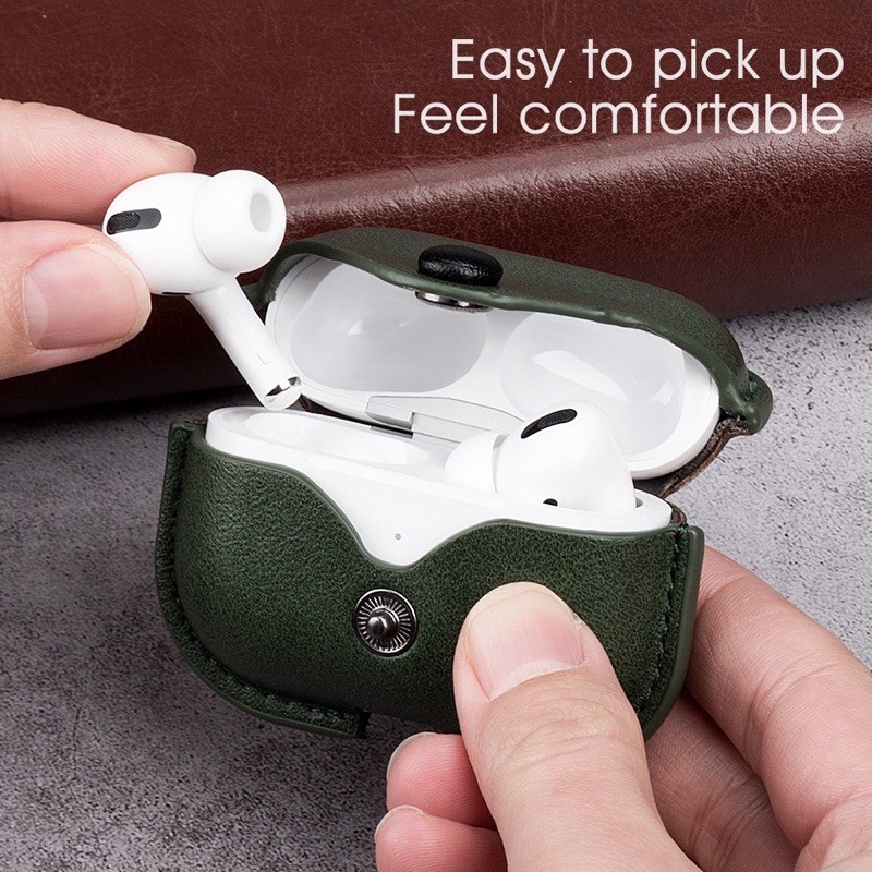 Bao da cho tai nghe Airpod 1, 2, 3 Pro, i11, i12.. thời thượng cá tính sang trọng