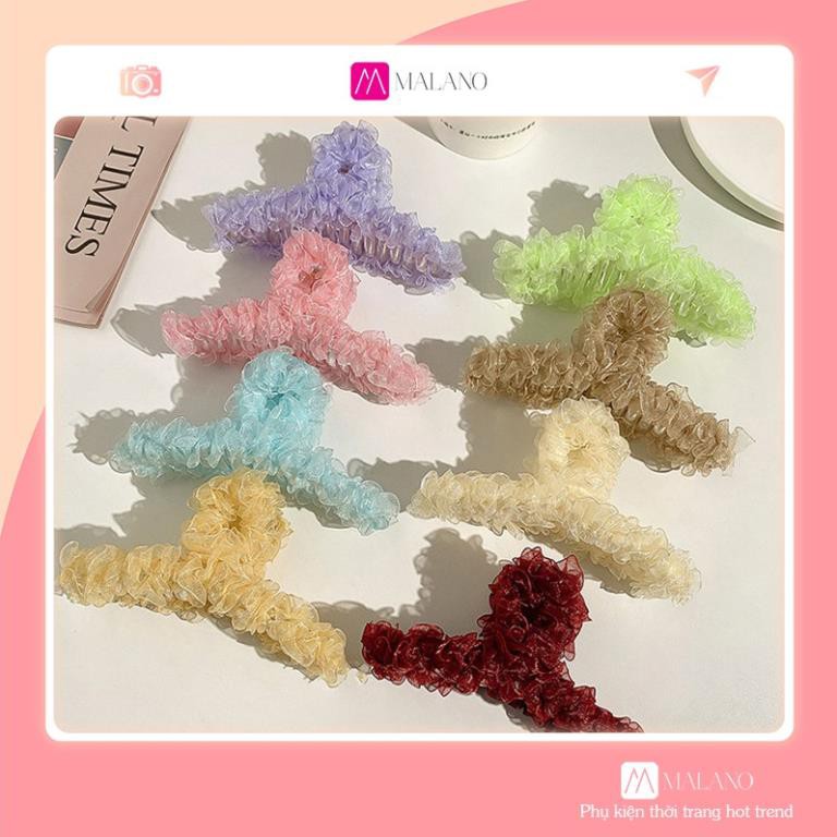 Kẹp Tóc Nữ Vải Nhún SOLANO Kẹp Tóc Hàn Quốc Nhiều Màu Xinh Xắn Cho Nữ FA-001239