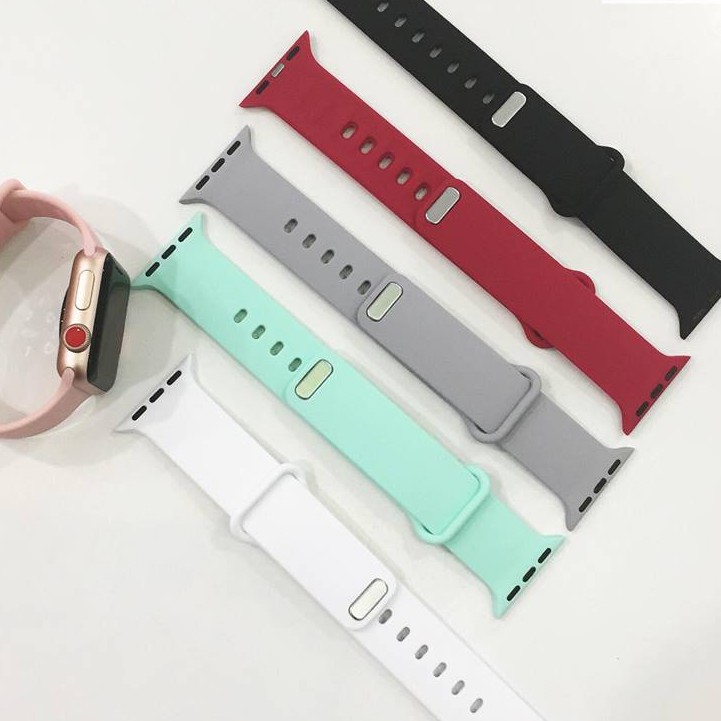 Dây thay thế silicon Apple Watch Đủ SIZE. ĐỦ MÀU