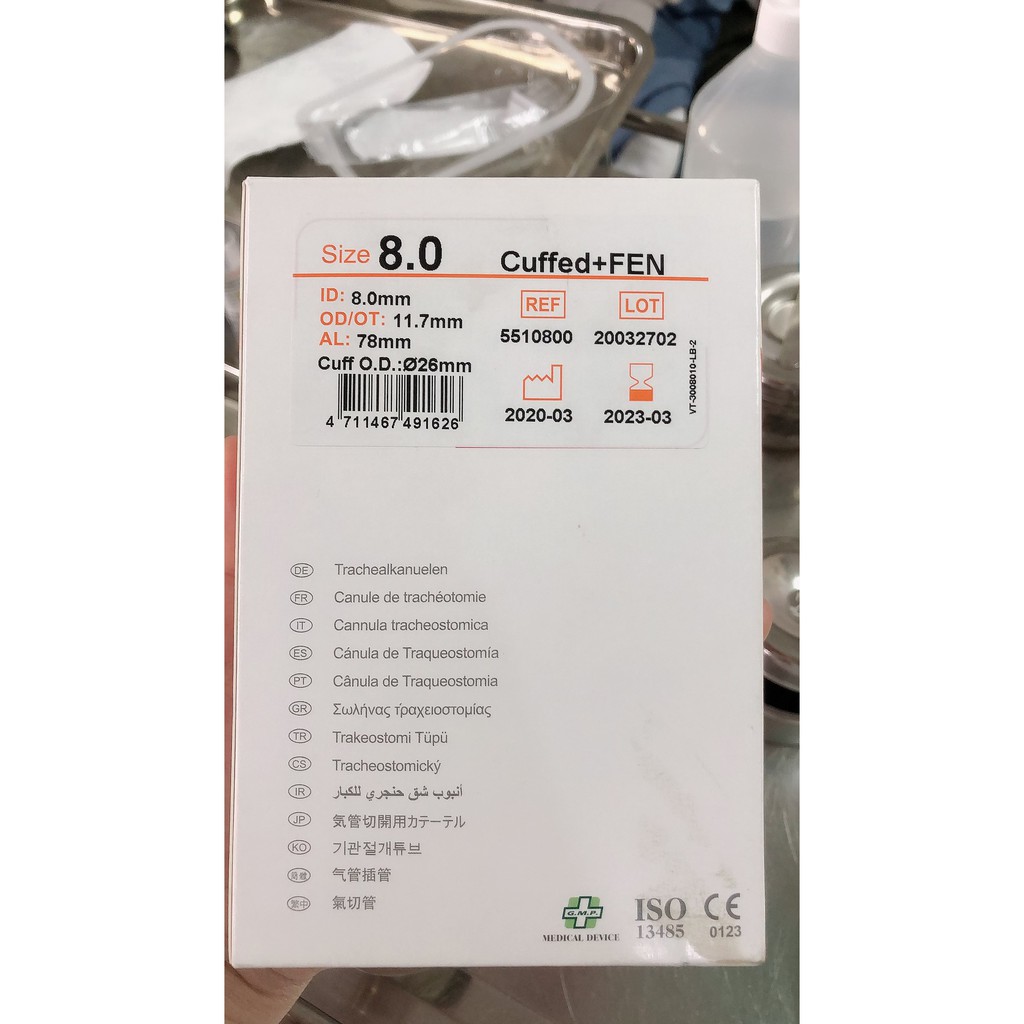 Canuyn mở khí quản 2 nòng ROTA-TRACH số 7,số 8 các loại