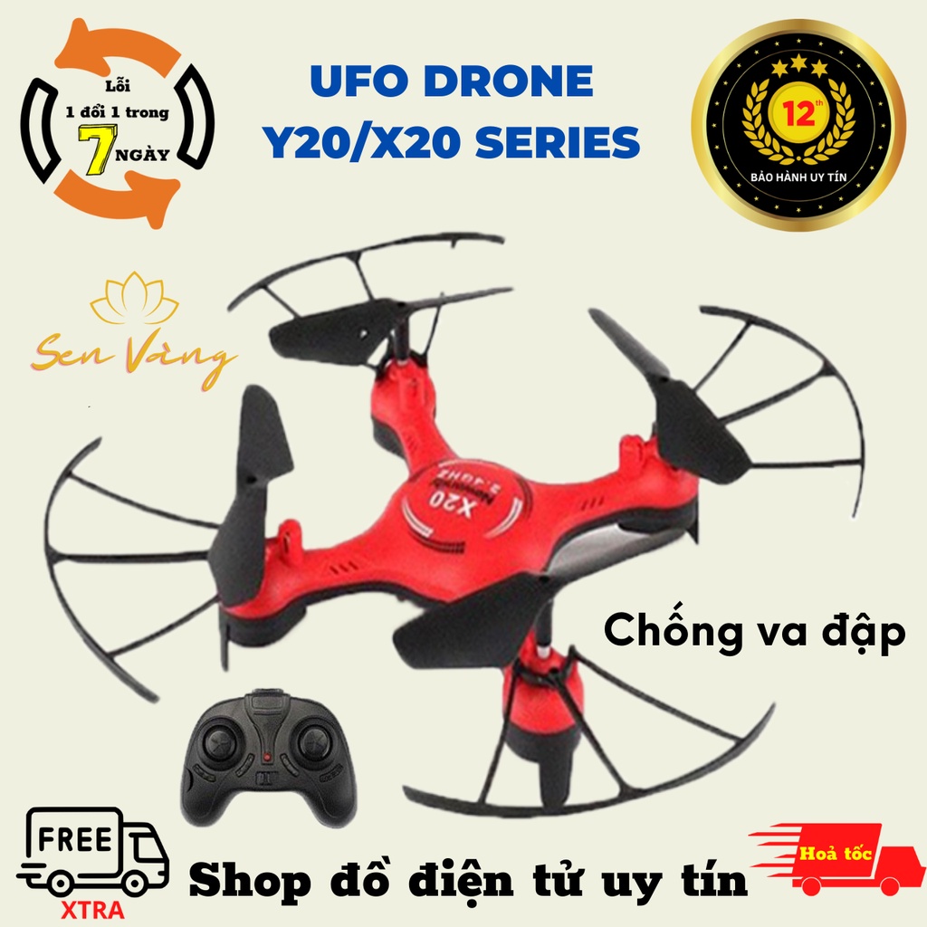 🚀Máy bay 𝐂𝐡ố𝐧𝐠 𝐯𝐚 đậ𝐩 siêu bền🚀Flycam điều khiển từ xa UFO DRONE Y20/X20 SERIES - Đồ chơi mọi lứa tuổi | BigBuy360 - bigbuy360.vn