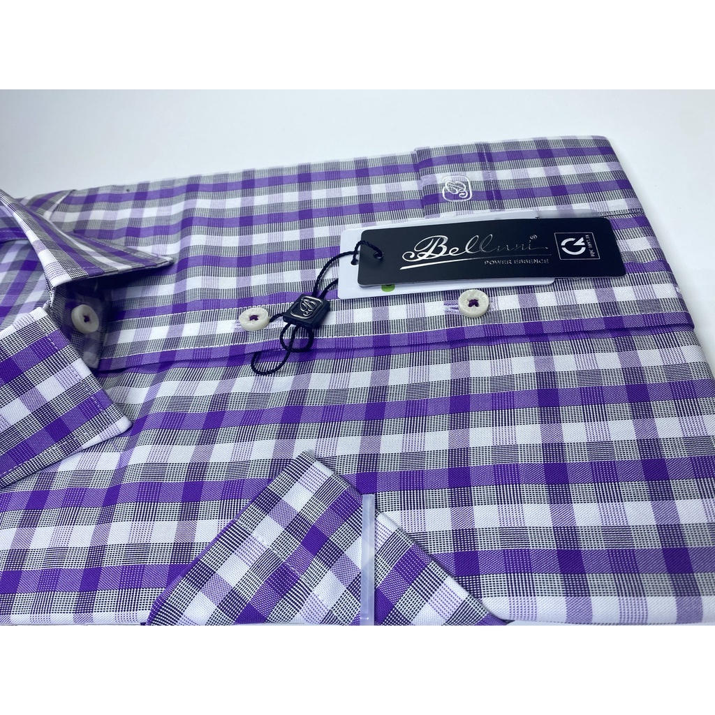 Áo Sơ Mi Nam Ngắn Tay Công Sở Belluni