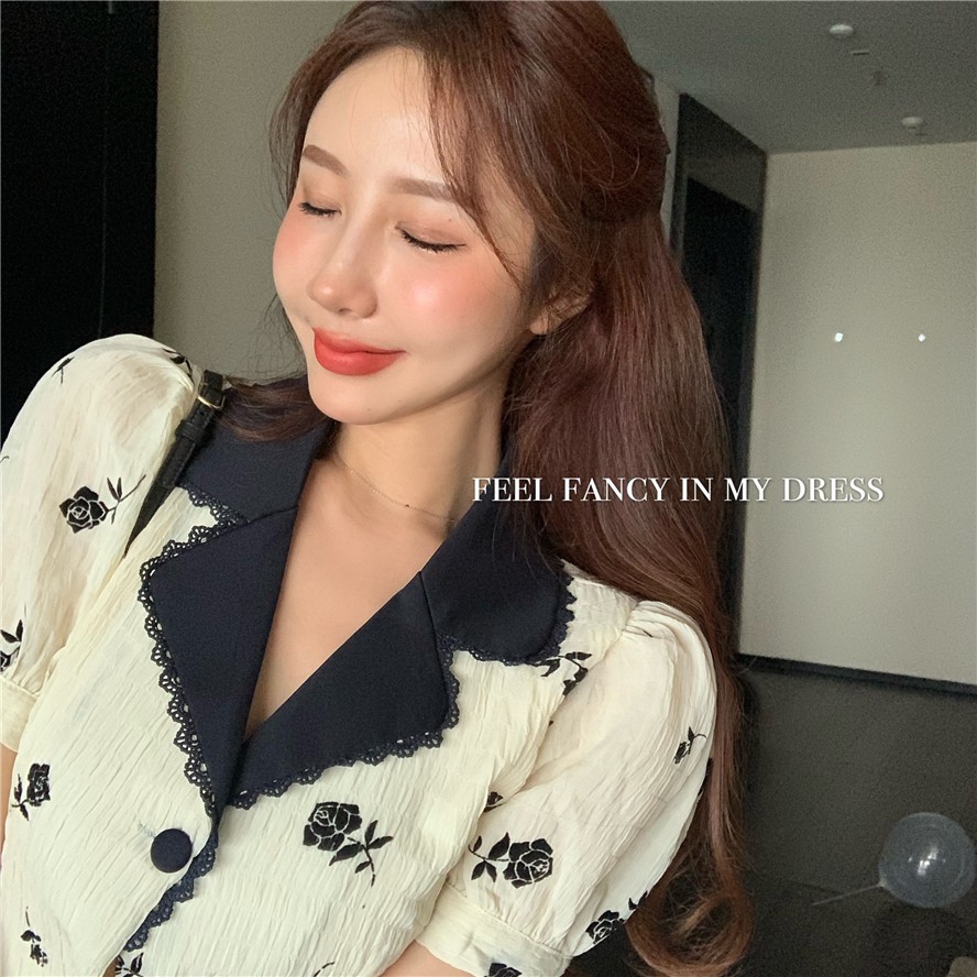 Đầm Nữ Tay Dài Thêu Hoa Thời Trang Thanh Lịch | BigBuy360 - bigbuy360.vn