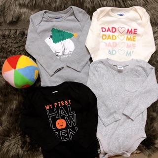 Set 4c body chip dài tay Old Navy (inb chọn size màu)