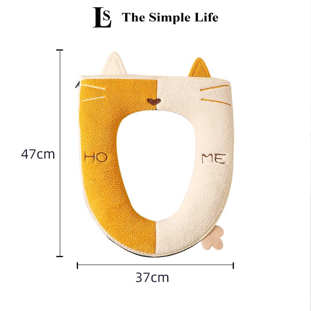 Miếng lót bệ ngồi bồn cầu, miếng đệm lót sưởi ấm bồn cầu mùa đông, chống lạnh, bảo vệ da bạn, hợp vệ sinh [CHÍNH HÃNG]