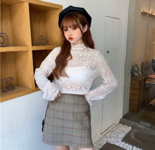 Áo ren phối đồ siêu đẹp