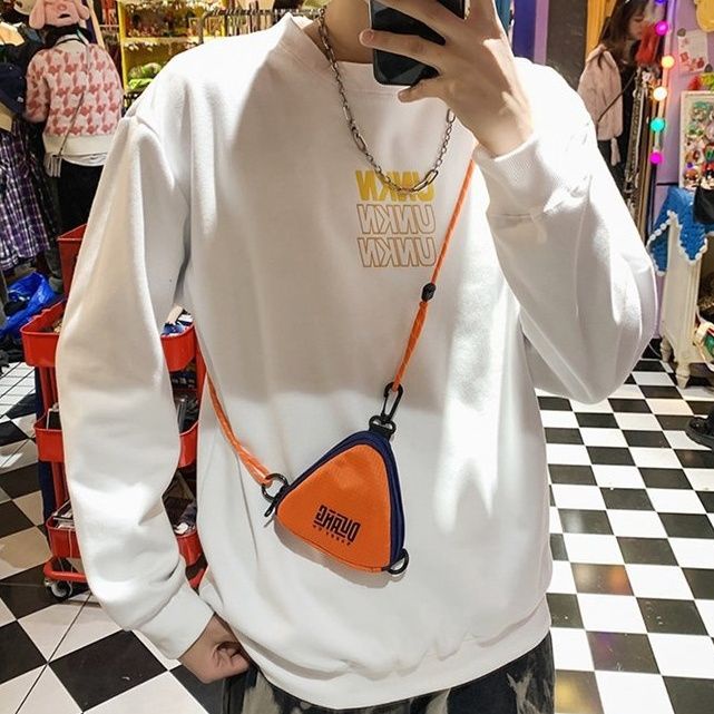 Túi Đeo Chéo Mini Đựng Tai Nghe Phong Cách Hip Hop Thời Trang Cho Nam