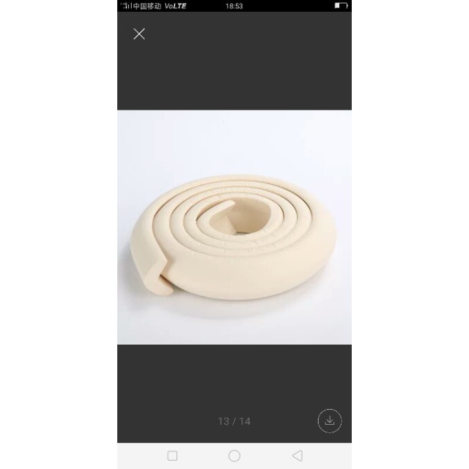 Cuộn dây xốp bọc cạnh bàn giữ an toàn cho bé