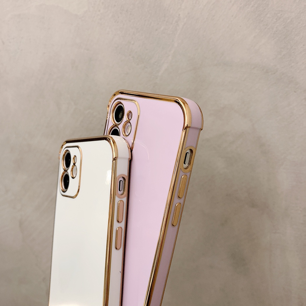 Ốp điện thoại mạ điện 6D chất lượng cao chống rơi cho iPhone 11 12 X XS Pro Max XR 7 8 Plus 12mini SE2020
