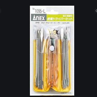 Bộ bút thử điện 6 mũi điện áp thấp Anex Nhật Bản