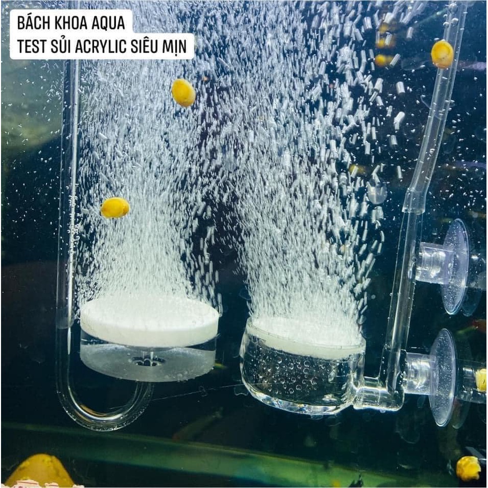 Đĩa sủi Oxy siêu mịn Acrylic dạng treo 3cm-4cm