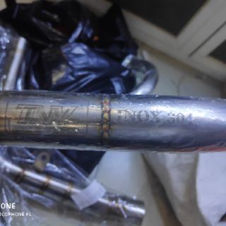 Cổ pô Inox 304 - 2 khúc:Ex135-150- Vario,Shvn,Win,Raider,Sonic