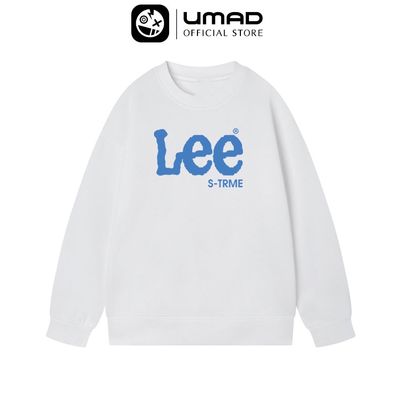 Áo SWEATER UMAD nỉ tay dài mẫu GẤU LEE form rộng local brand Unisex nam nữ cổ tròn phong cách cá tính hot trend 2022