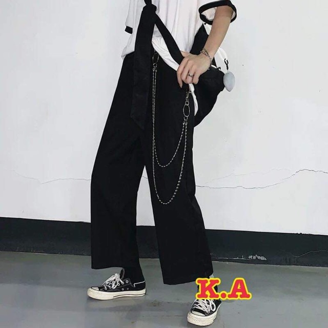[ Mã FAMAYWA giảm 10K đơn 50K] KA12 Quần ống rộng chun xích | BigBuy360 - bigbuy360.vn
