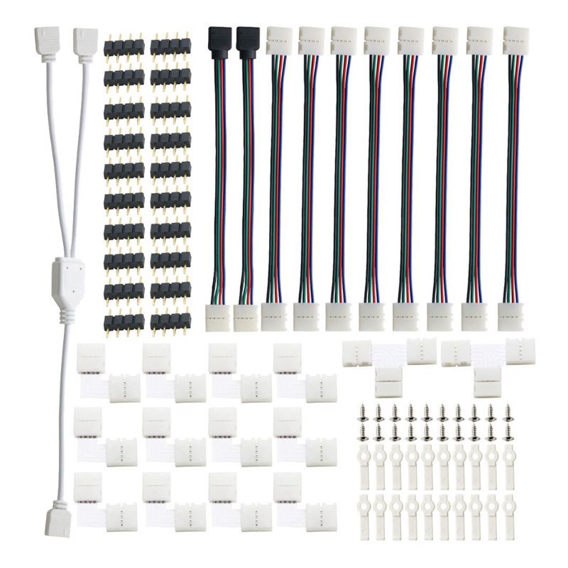 Kẹp Nối Dây Đèn LED 4 Chấu Chữ L kiss 5050