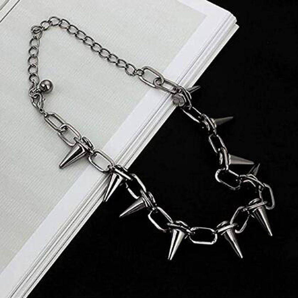 Vòng Cổ Choker Đính Đinh Tán Phong Cách Harajuku Cho Nam Nữ