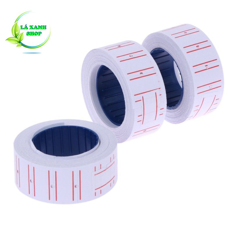 Cuộn GIẤY IN Ghi Bấm Tem, Cho Máy Bắn Dán Dính Giá Tiên 500 Tem/Cuộn