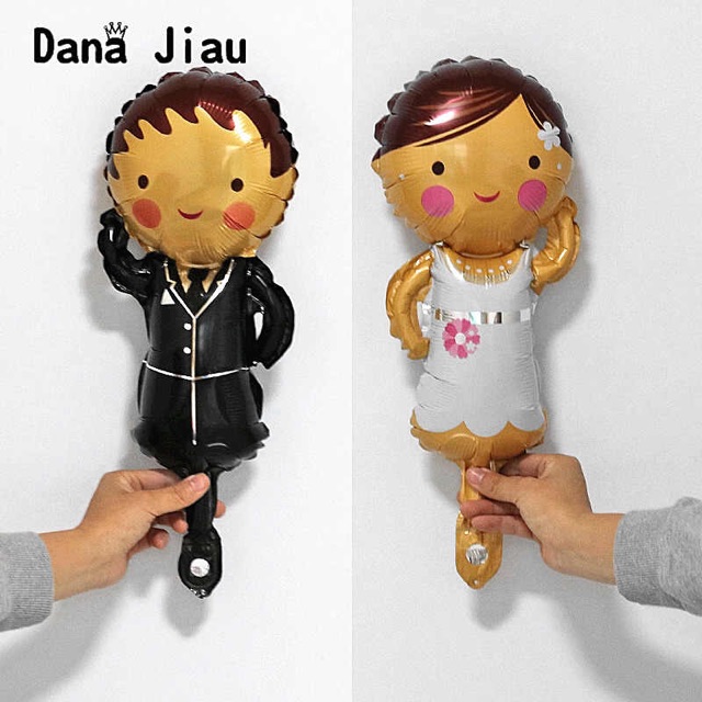 Bóng hình cặp đôi cô dâu chú rể trang trí phòng cưới các cỡ