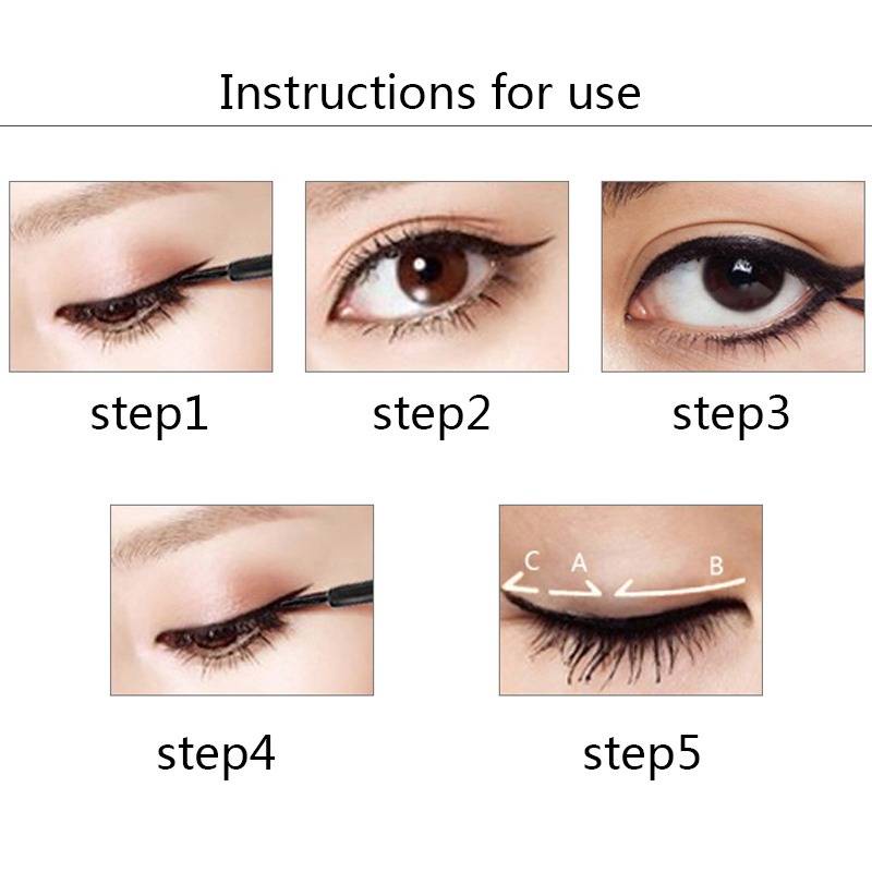 [Hàng mới về] Bút kẻ mắt hai đầu nhanh khô lâu trôi chống thấm nước