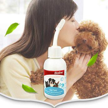 Nước Rửa Vệ sinh Tai Cho Chó Mèo Ear Care Bioline 50ml