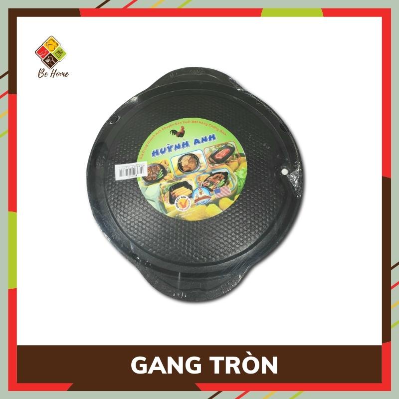 Chảo nướng chống dính Huỳnh Anh BEHOMEMALL Chảo Gang Nướng Chống Dính Tròn - Vuông Kích thước 32cm