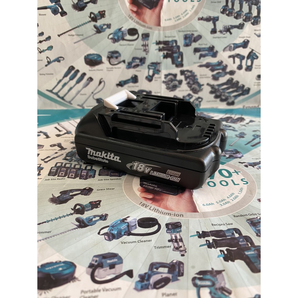 Vỏ  mạch pin Makita 18V 1 hàng cell 5S-1P có tem đáy, mạch nhận sạc zin. BN.