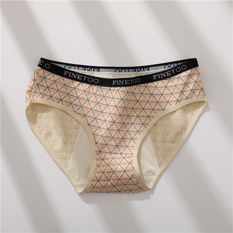 Quần lót sinh lý nữ TAKETALK size M-3XL chất liệu cotton in họa tiết