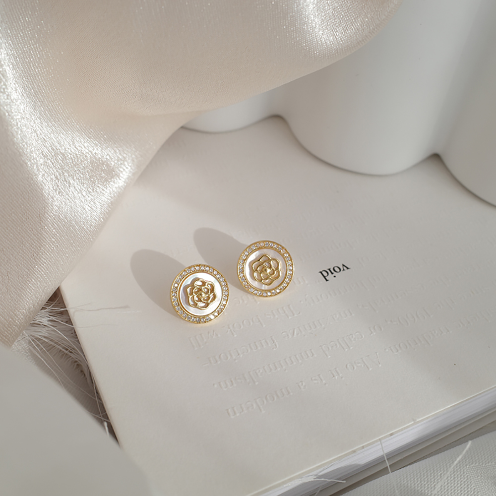 Khuyên Tai Nữ Hình Tròn Thời Trang Hàn