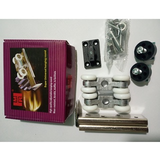 BÁNH XE TREO CỬA KÍNH LÙA < 2 LOẠI/ 4 BÁNH- 8 BÁNH>