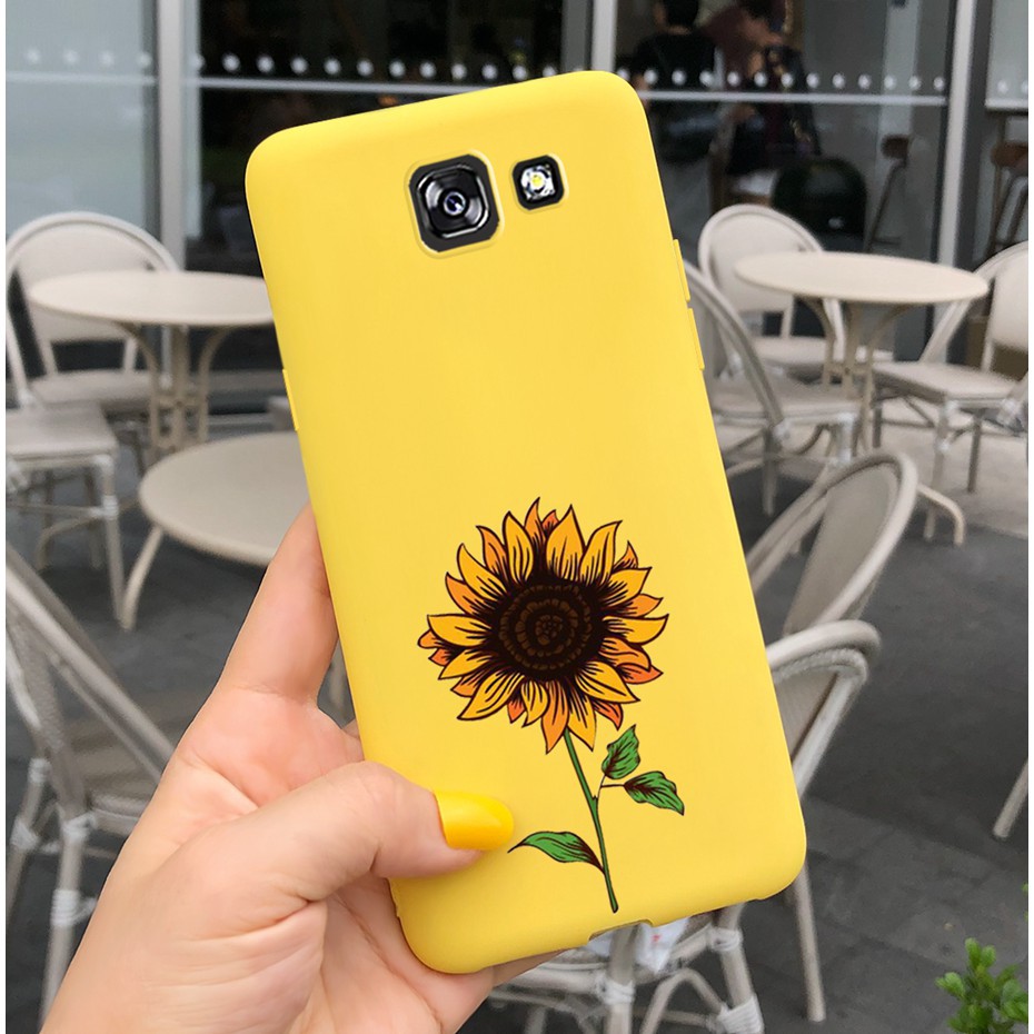 Samsung Galaxy J5 Prime G570  G570F 3D Printed Sun Flower Slim Jelly Soft TPU Phone Cover Samsung On5 (2016) Casing