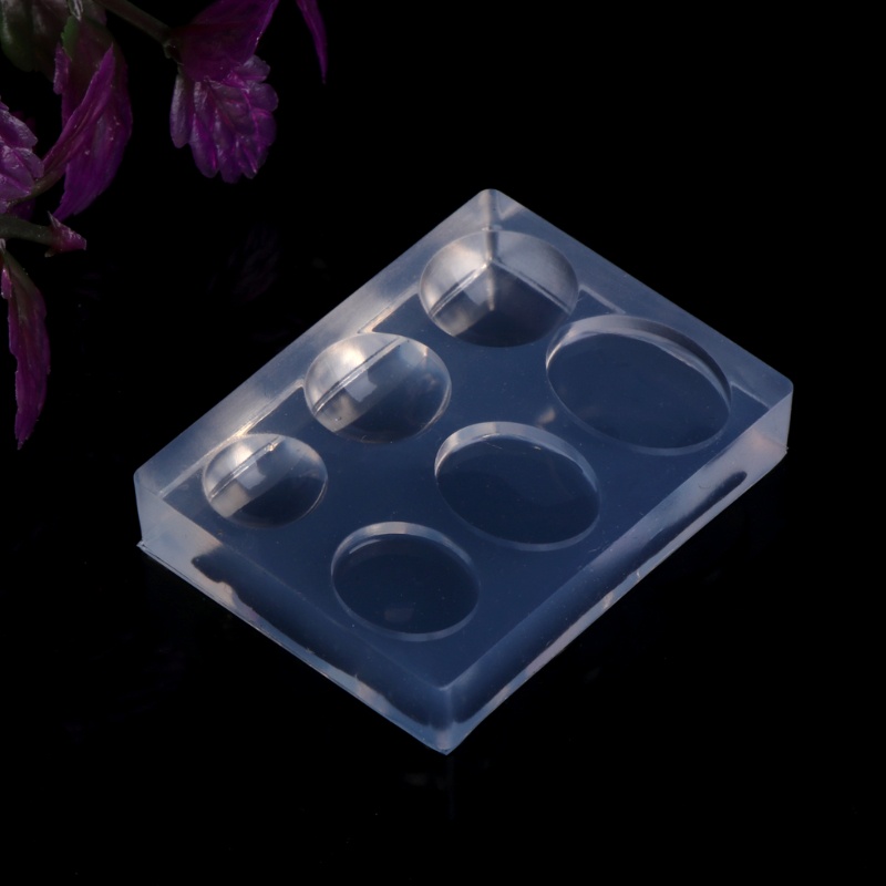 Sa Khuôn Silicon Trong Suốt Hình Chữ Nhật Làm Trang Sức DIY