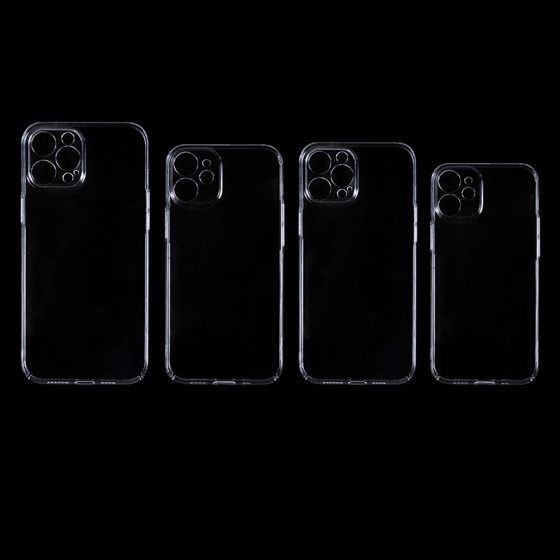 Ốp Điện Thoại PC Cứng Trong Suốt Siêu Mỏng Bảo Vệ Camera Cho Iphone 13 12 11 Pro Max MINI X XR XSMAX SE 7 8 PLUS