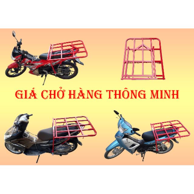 Giá chở hàng [Giảm 70k phí ship]  Giá chở hàng Thiên Thuận chính hãng /Baga chở hàng thông minh cho mọi loại xe