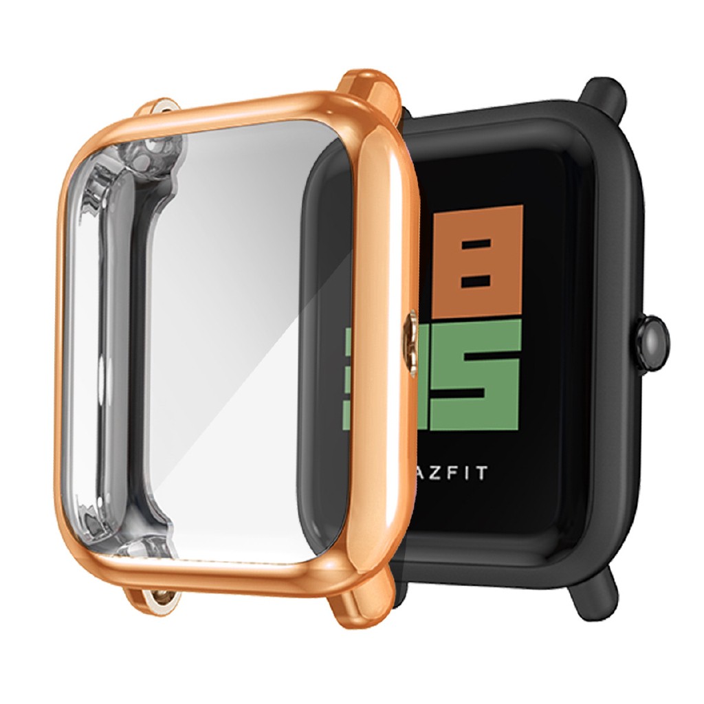Sale 70% Ốp nhựa TPU mềm cho đồng hồ thông minh Xiaomi Huami Amazfit Bip bảo vệ toàn diện, black Giá gốc 77,000 đ - 3F90
