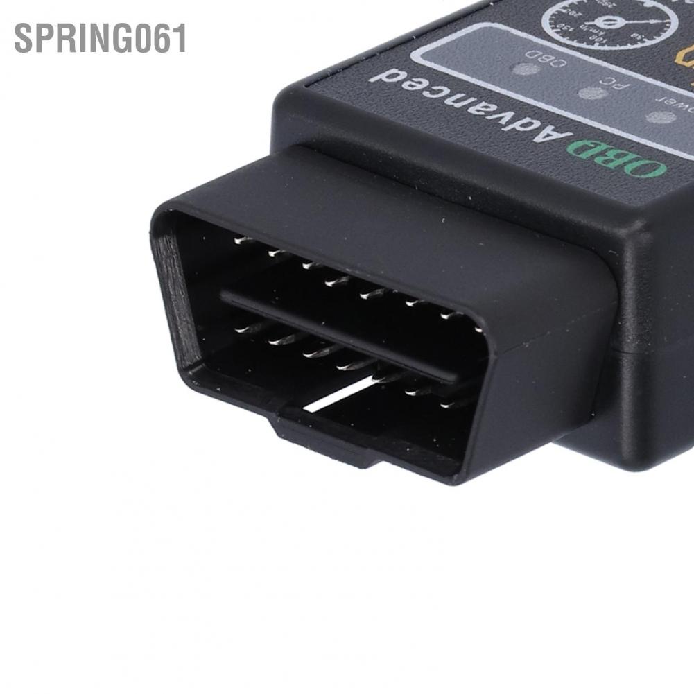 [Hàng Sẵn] Bộ đọc mã Bluetooth 5.1 OBD2 Chế độ kép Công cụ chẩn đoán máy quét lỗi tự động dành cho i-OS Android【Spring061】
