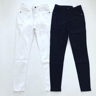 Quần skinny trắng/đen dáng dài & dáng 9 tấc